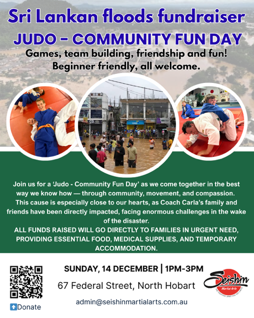 Sri Lankan floods fundraiser – Judo