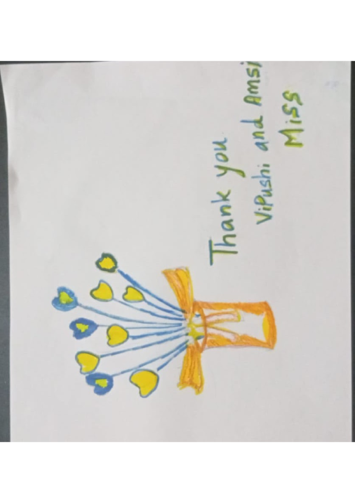 Drawing from the children